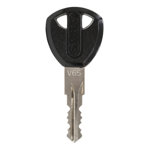 V65 sleutel + sleutelnummer ingegraveerd